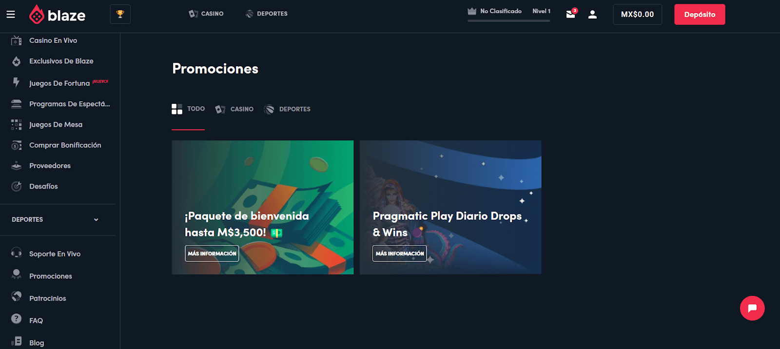 Blaze-promociones