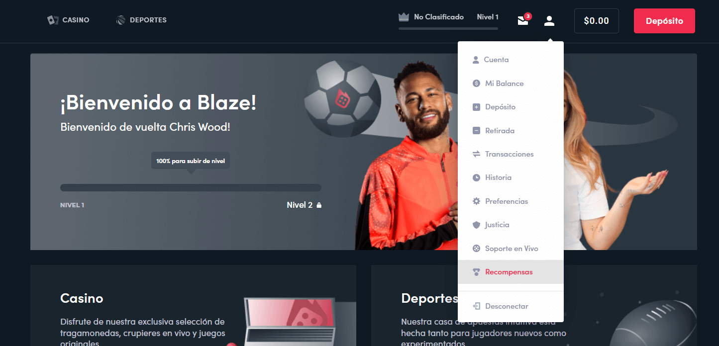 Blaze Sportsbook Recompensas
