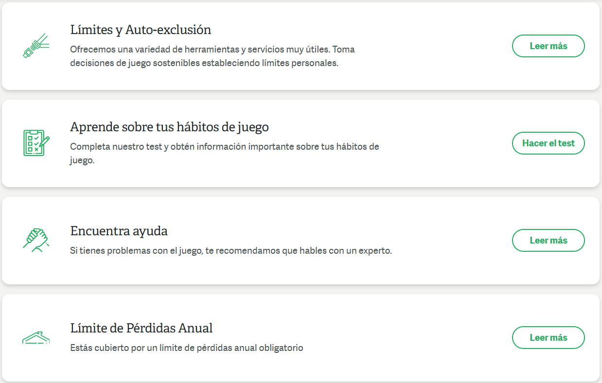 Compromiso con el juego responsable